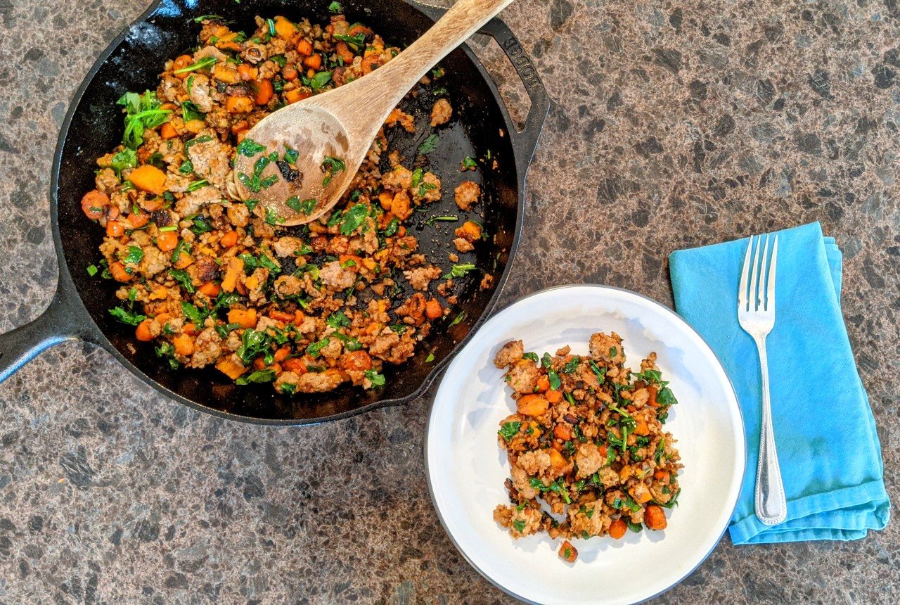 One Pan Sweet Potato Hash