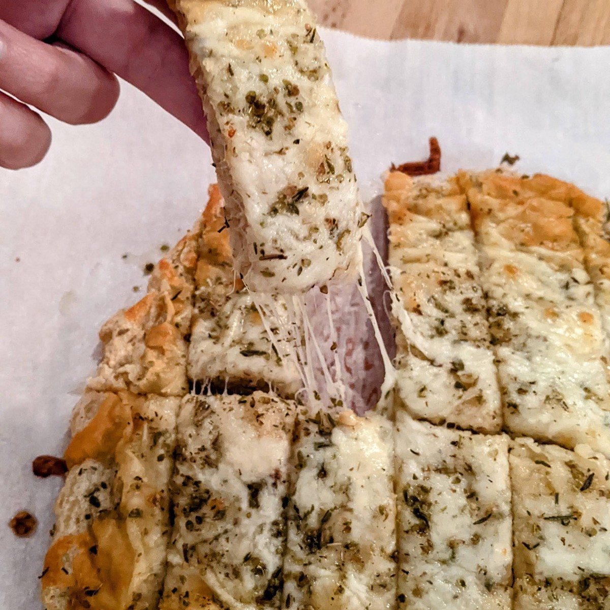 Gluten-Free Cheesy, Garlic Bread