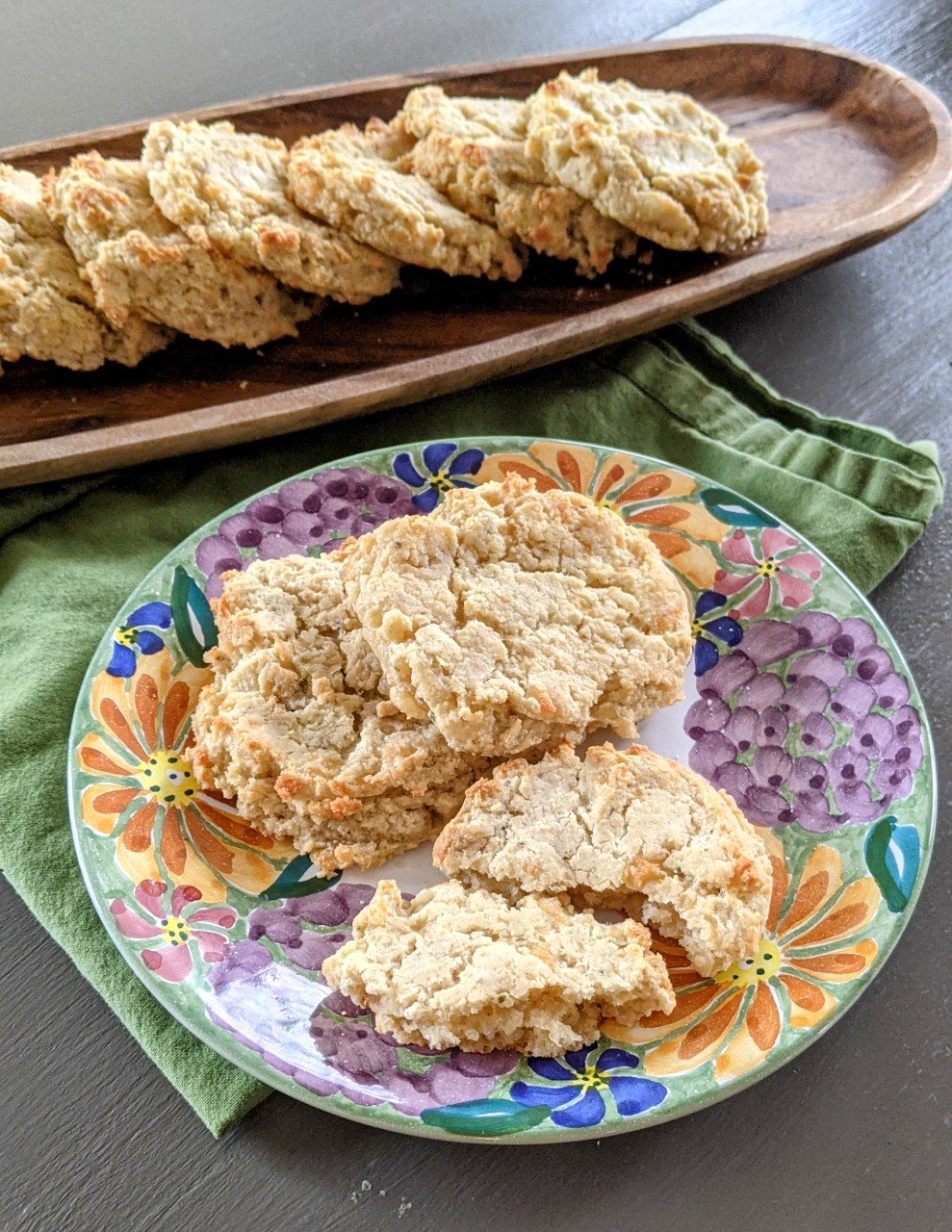 Cheesy, Herby, Gluten-Free Biscuits