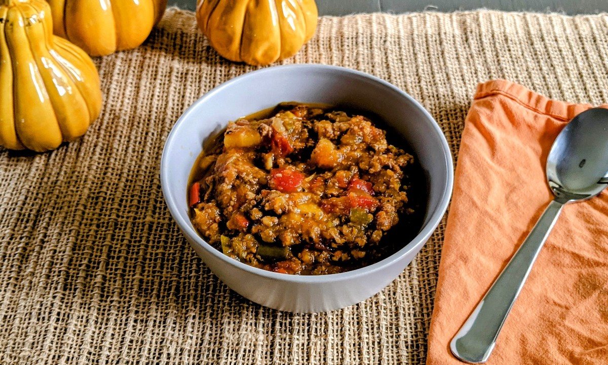 Coziest Pumpkin Chili